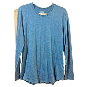 Segments Long Sleeve Base Layer Shirt 100% Merino Wool Women’s Size XL Teal